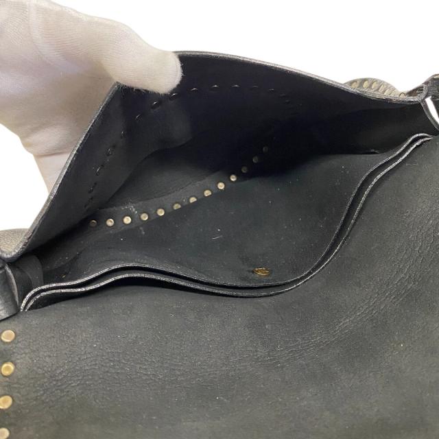 CELINE セリーヌ ワンショルダーバッグ ワンショルダーバッグ スタッズ レザー ショルダーバッグ ブラック レディース ブランド ショルダーバッグ