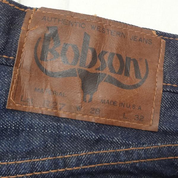 ボブソン BOBSON ジーンズ フレアー ベルボトム ラッパ W28インチ 未洗い リジッド ボブソン BOBSON ジーンズ フレアー ベルボトム ラッパ W28インチ 未