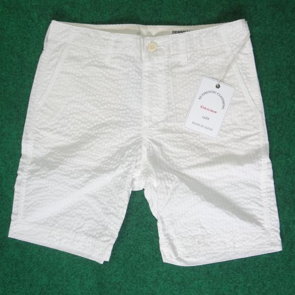 Denime ドゥニーム シアーサッカー Mサイズ 日本製 ショートパンツ