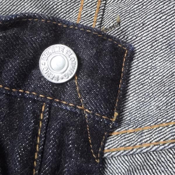 Denime ドゥニーム XXtype ボタンフライ ワンウォッシュ ジーンズ Gパン 日本製 W31インチ_4