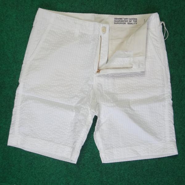 Denime ドゥニーム シアーサッカー Lサイズ ショートパンツ ハーフ