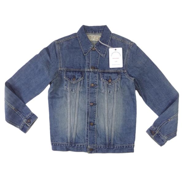 Denime ドゥニーム ジージャン デニムジャケット リネンミックス G トラッカー Lサイズ Denime ドゥニーム ジージャン デニムジャケット リネンミックス G