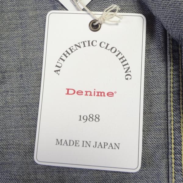 Denime ドゥニーム ジージャン デニムジャケット リネンミックス G
