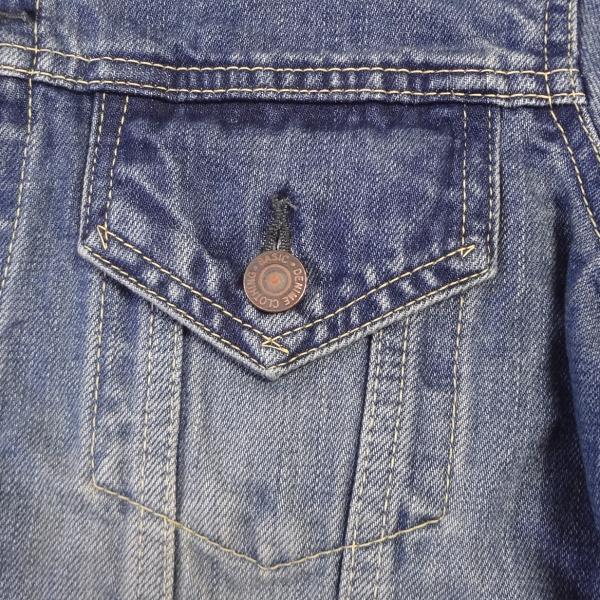 Denime ドゥニーム ジージャン デニムジャケット リネンミックス G トラッカー Mサイズ Denime ドゥニーム ジージャン デニムジャケット リネンミックス G