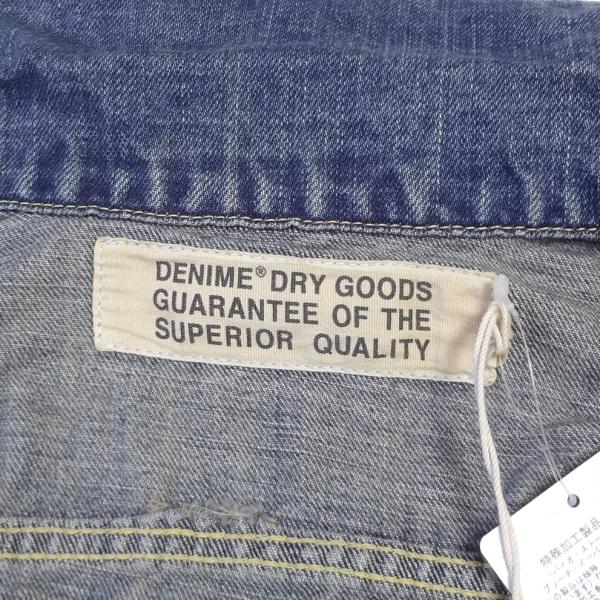 Denime ドゥニーム ジージャン デニムジャケット リネンミックス G