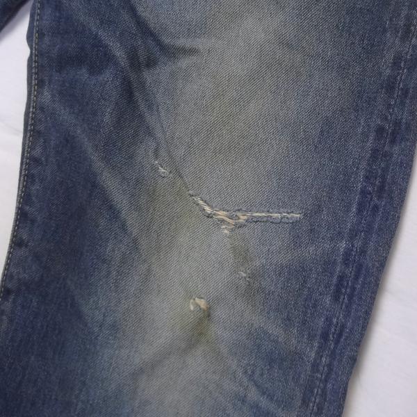 Denime ドゥニーム スリムテーパード レーザーユーズド メンズ