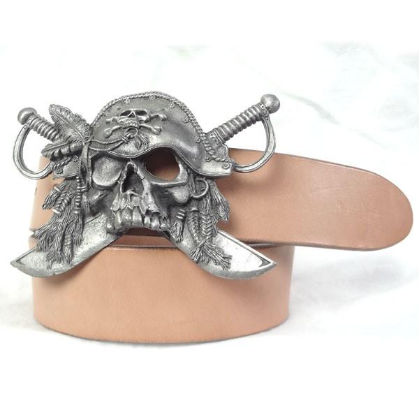 本革 サドルレザーベルト 海賊 パイレーツ Pirates イングランド製