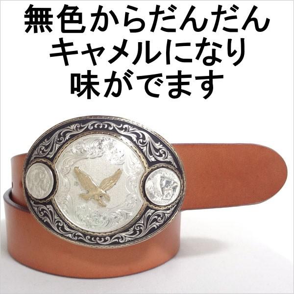 アメリカ製モンタナシルバースミスバックル 本革サドルレザー オイルレザー ベルト幅38mm_1