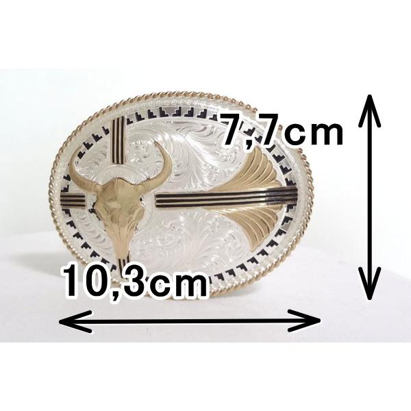 アメリカ製モンタナシルバースミスバックル ベルト 本革サドルレザー オイルレザー 幅38mm_2