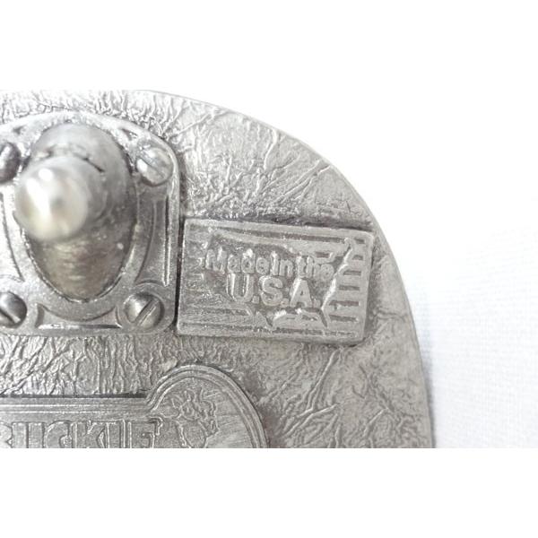 ベルト 本革サドルレザー オイルレザーブラック 米国製星条旗バックル