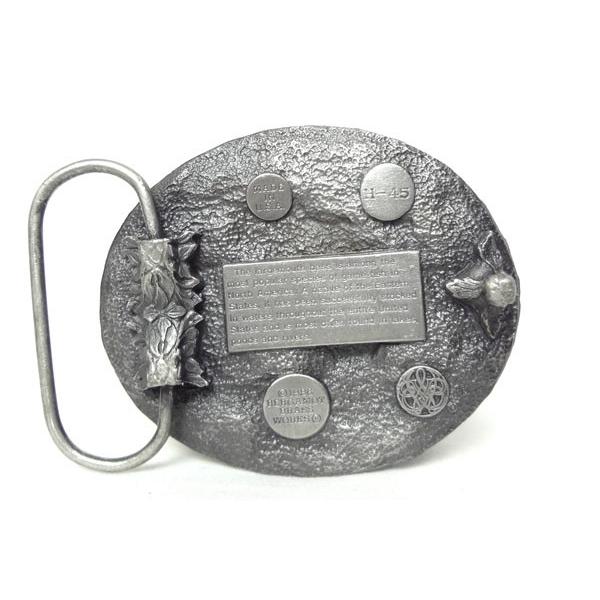 ベルト 本革サドルレザー オイルレザーブラック 米国製バックル 幅40mm 厚さ4.5mmの通販は