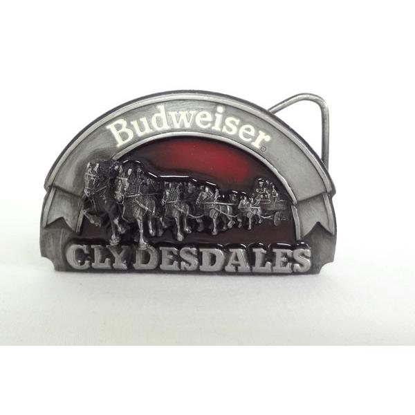 ベルト 本革サドルレザー オイルレザーブラック Budweiserバドワイザー