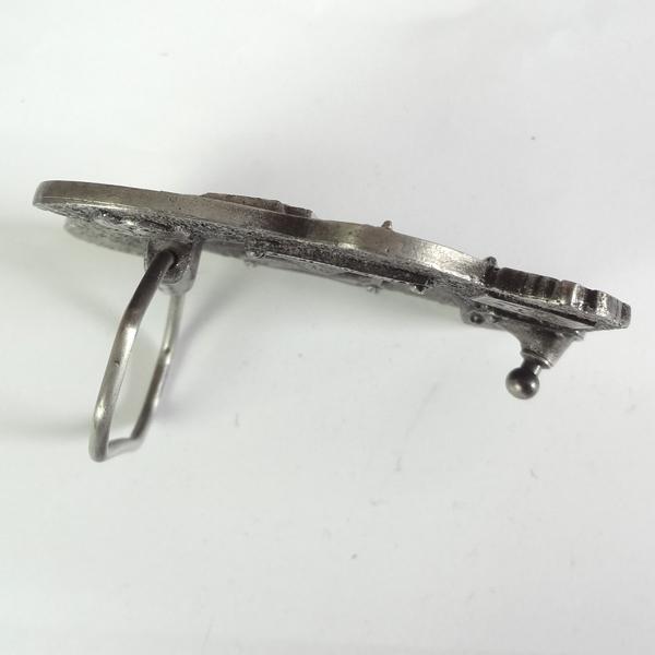 ベルト 本革サドルレザー オイルレザー 米国製バックル 大きいサイズ