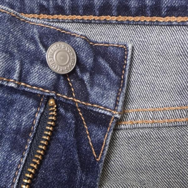 リーバイス 502 ストレッチデニム ジーンズ Levi’s W34インチ ミッドインディゴ ブルー メンズカジュアルアメカジ〇の通販は