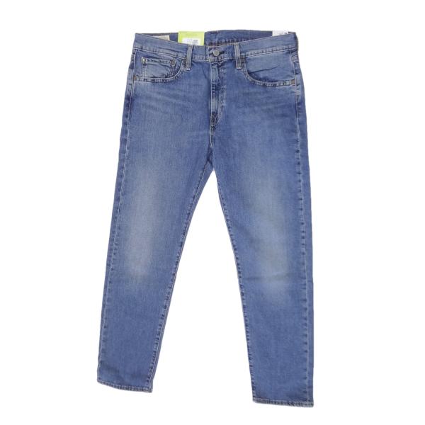 リーバイス 502 ストレッチデニム ジーンズ Levi’s W33インチ ミディアムインディゴ ブルー_1
