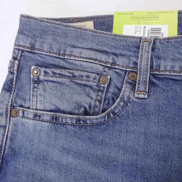 リーバイス 502 ストレッチデニム ジーンズ Levi’s W33インチ ミディアムインディゴ ブルー_7