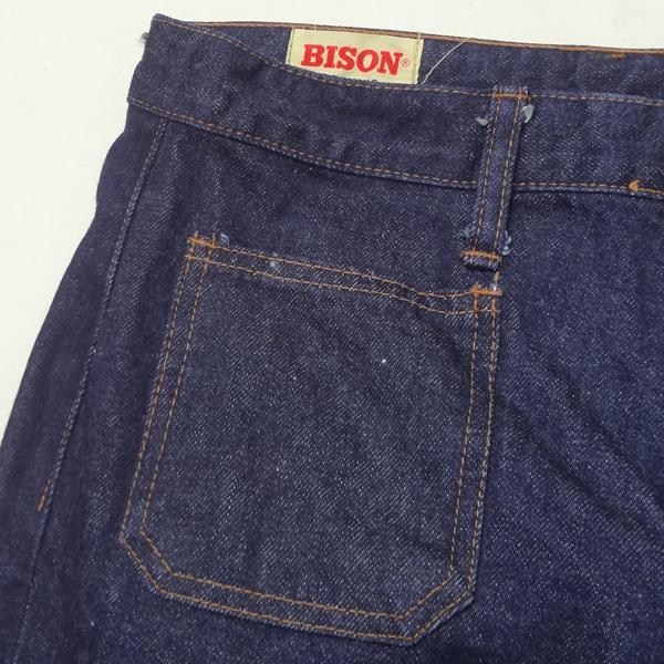 バイソン BISON 日本製 ベルボトム ブーツカット ジーンズ フレアー ラッパ W31インチの通販は