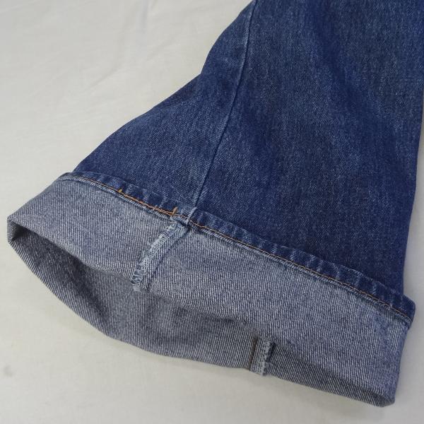 バイソン BISON ベルボトム ブーツカット ジーンズ フレアー ウェストW28インチ 小さいサイズの通販は