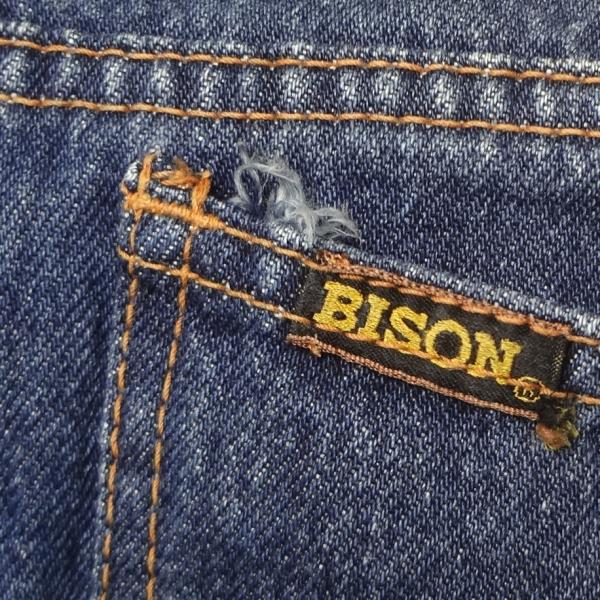 バイソン BISON ベルボトム ブーツカット ジーンズ フレアー ウェストW28インチ 小さいサイズの通販は
