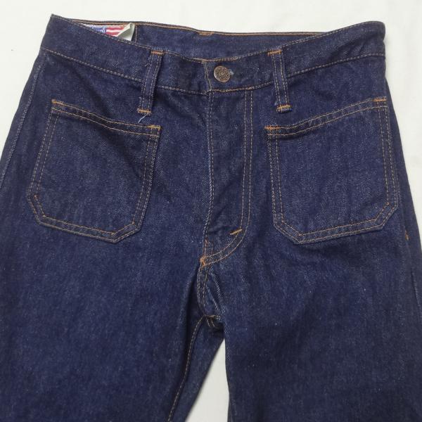 ボブソン BOBSON ベルボトム フレアー ラッパジーンズ ブルー W28