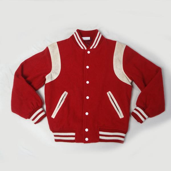 ボブソン BOBSON 日本製 スタジャン メンズカジュアル サイズS レッド 赤 スタジアムジャンパー ボブソン BOBSON 日本製 スタジャン メンズカジュアル サイズS レッド