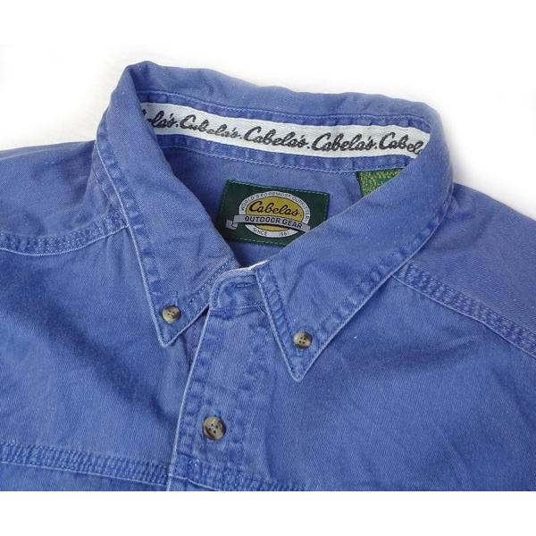 キャベラス Cabelas ボタンダウン ワークシャツ 大きいサイズ メンズ