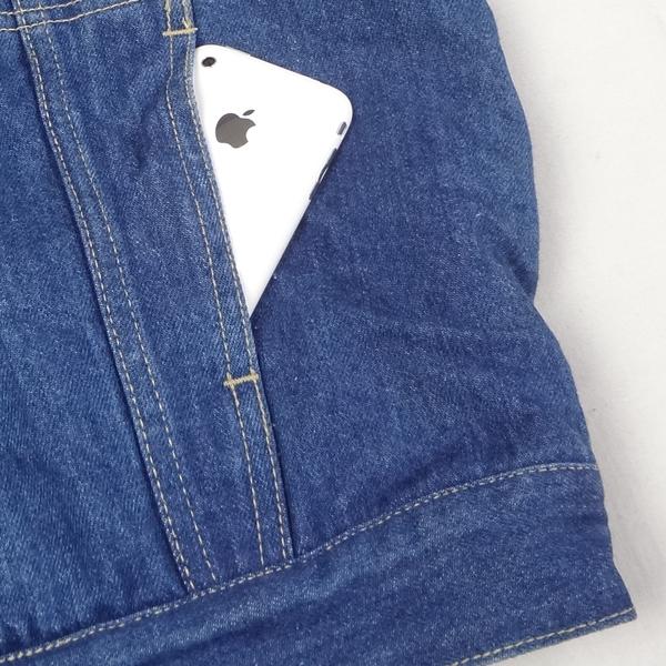 ジージャン 日本製 デニムジャケット 裏ボア付き M メンズカジュアルの