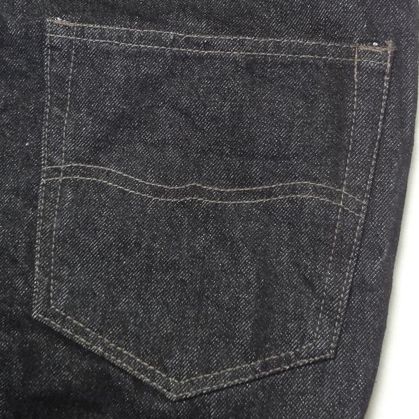 日本製 ジーンズ ブラック W30インチ スリム テーパード