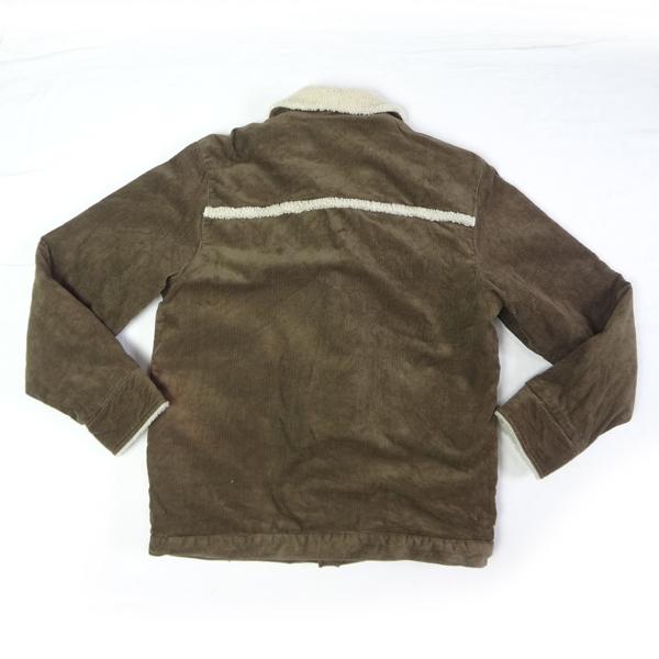 コーデュロイ ボア付きジャケット カバーオール サイズL メンズ カジュアル