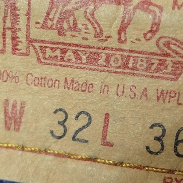 リーバイス ジーンズ ビンテージ 復刻 1966モデル 501 米国製 levi's W32 MADE IN THE USA_8
