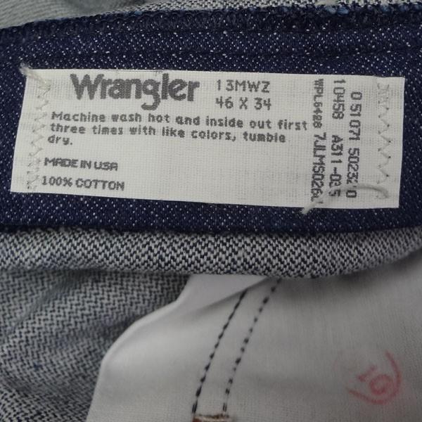 ラングラー Wrangler 13MWZ カーボーイカット ジーンズ 米国製 MADE IN THE USA W46インチ