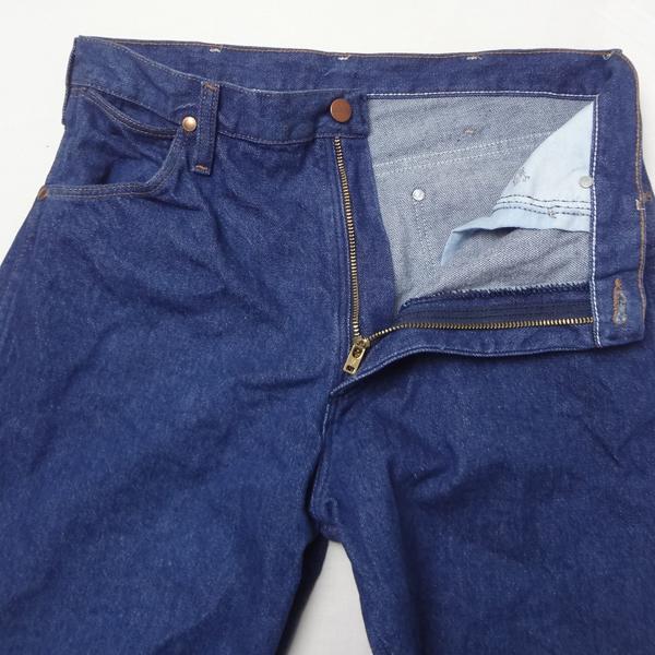 ラングラー Wrangler 米国製 13MWZ カーボーイカット ジーンズ W32L36 ブルー 青 MADE IN THE USAの通販は