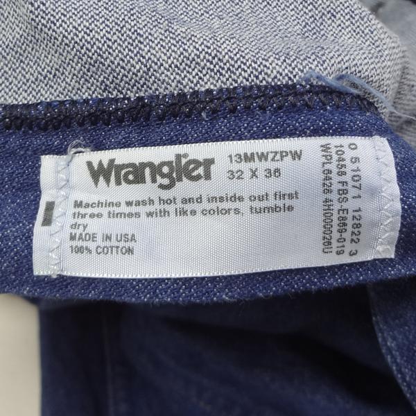 ラングラー Wrangler 米国製 13MWZ カーボーイカット ジーンズ W32L36 ブルー 青 MADE IN THE USAの通販は