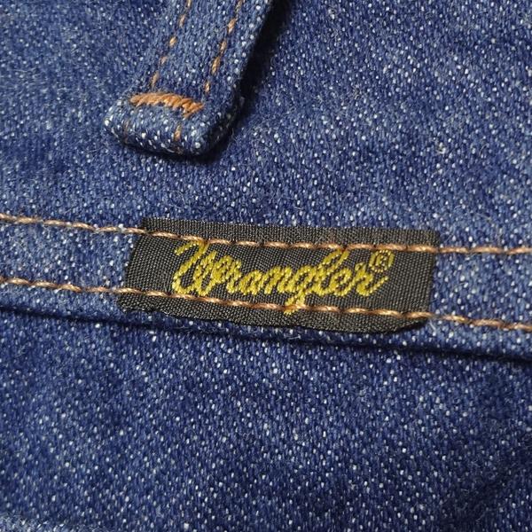 ラングラー Wrangler 米国製 13MWZ カーボーイカット ジーンズ W32L36 ブルー 青 MADE IN THE USAの通販は