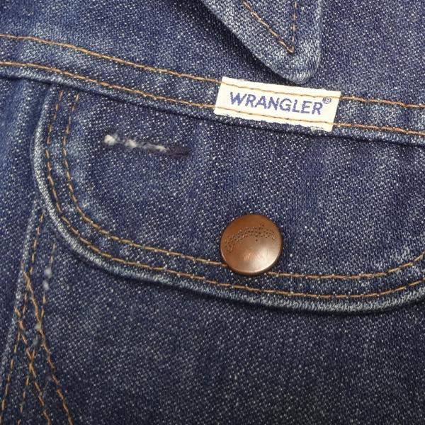 ラングラー Wrangler 米国製 USA製 ジージャン Gベスト 42 XL デニム 