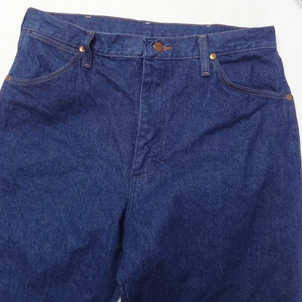 ラングラー Wrangler 米国製 13MWZ カーボーイカット ジーンズ W32L36 ブルー 青 MADE IN THE USAの通販は