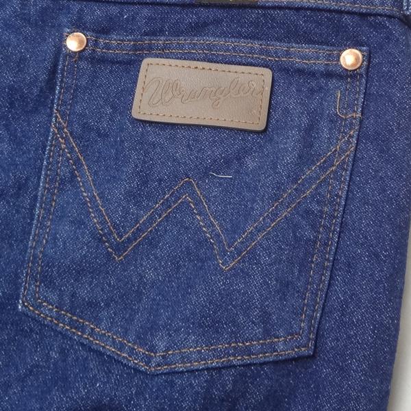 ラングラー Wrangler 米国製 13MWZ カーボーイカット ジーンズ W32L36 ブルー 青 MADE IN THE USAの通販は