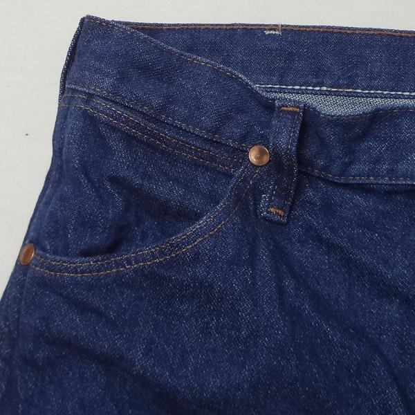 ラングラー Wrangler 米国製 13MWZ カーボーイカット ジーンズ W32L36 ブルー 青 MADE IN THE USAの通販は