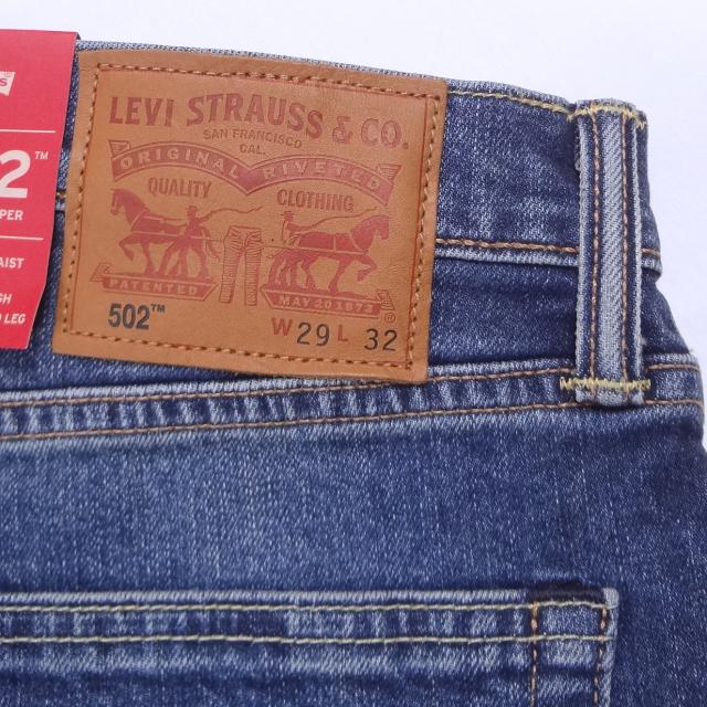リーバイス 502 ストレッチデニム ジーンズ Levi’s W29インチ ミッドインディゴ ブルー メンズカジュアル アメカジ〇_10