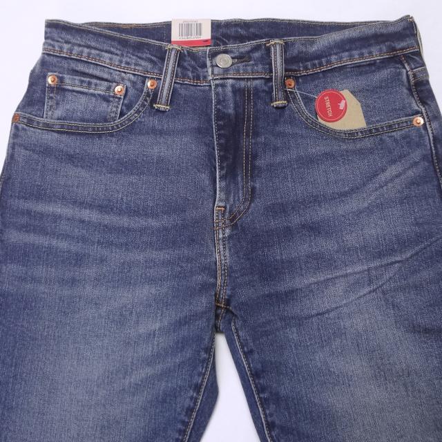 リーバイス 502 ストレッチデニム ジーンズ Levi’s W29インチ ミッドインディゴ ブルー メンズカジュアル アメカジ〇_4