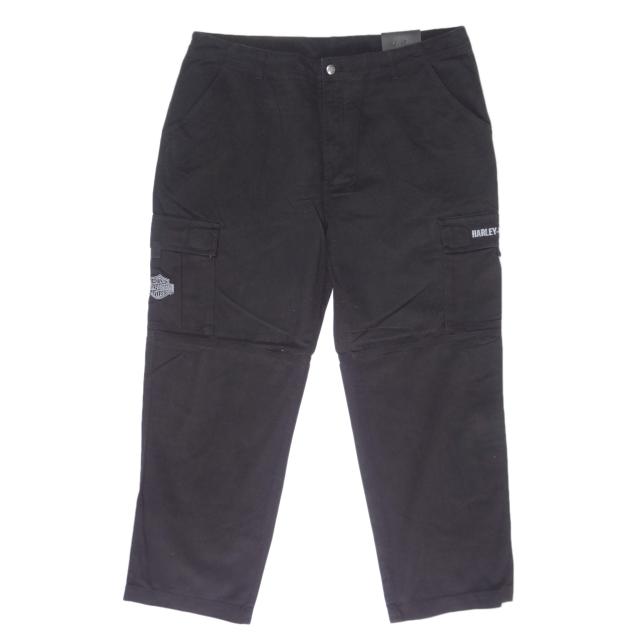ハーレーダビッドソン カーゴパンツ ブラック カーキ HARLEY-DAVIDSON メンズ カジュアル アメカジ 大きいサイズ 〇 ハーレーダビッドソン カーゴパンツ ブラック カーキ HARLEY-DAVIDSON