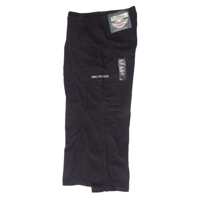 ハーレーダビッドソン カーゴパンツ ブラック カーキ HARLEY-DAVIDSON