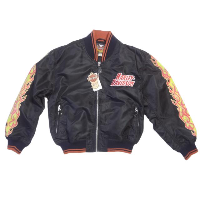 ハーレーダビッドソン サイズM デッドストック ロゴ刺繍 スタジャン
