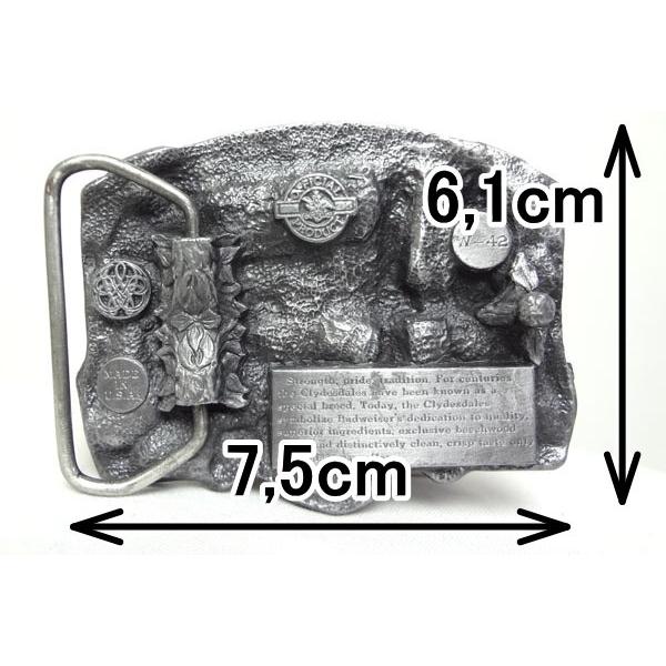 ベルト 本革サドルレザー オイルレザーブラック 米国製バドワイザー