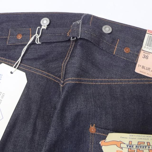 リーバイス バレンシア工場製造 トップボタン裏刻印555 501XX 125 ビンテージ 復刻 1st BLUE JEAN W36インチ LEVI’S リーバイス バレンシア工場製造 トップボタン裏刻印555 501XX 125