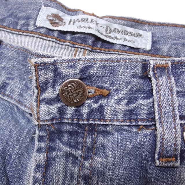 ハーレーダビッドソン ジーンズ ジーパン HEARLEY-DAVIDSON W30インチ 裾上げ無料 廃番モデル〇_7