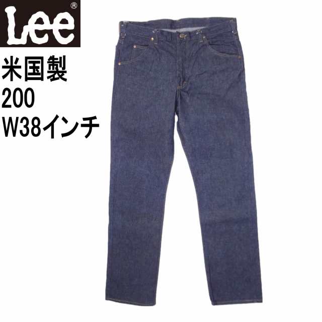 リー Lee デニム 米国製 200 ジーンズ デニム ジーパン 大きいサイズ W38インチ