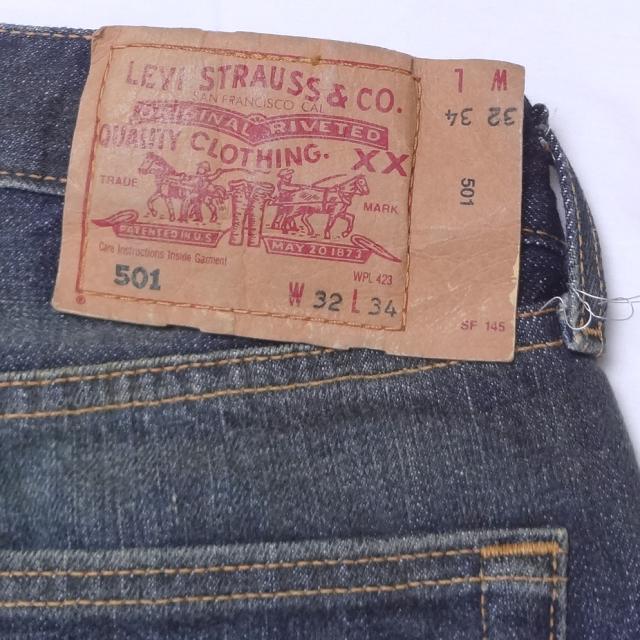 リーバイス レーザープリント 501 Levi's ジーンズ インディゴブルー