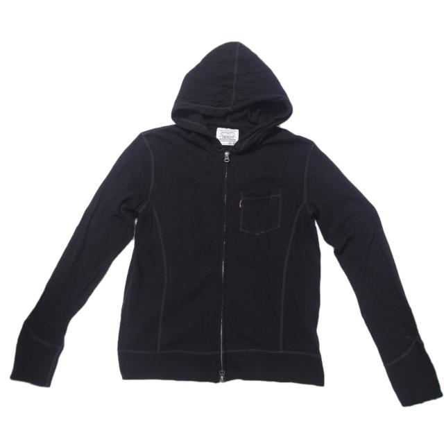 リーバイス フルジップ ジップアップスエットパーカー ブラック サイズM Levi’s メンズ カジュアル アメカジ 廃番モデル〇_1