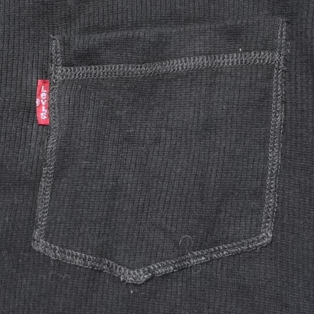 リーバイス フルジップ ジップアップスエットパーカー ブラック サイズM Levi’s メンズ カジュアル アメカジ 廃番モデル〇_4
